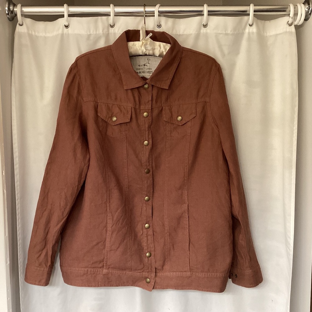 NPL Calico 2 linen jacket M/L